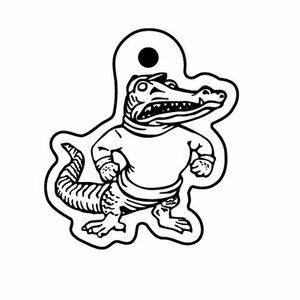 Alligator w/Shirt Key Tag (Spot Color)
