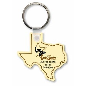 Texas State Shape Key Tag (Spot Color)