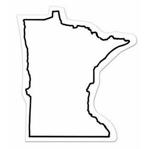 Minnesota State Shape Magnet - Full Color