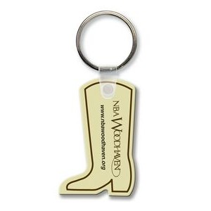 Western Boot Key Tag (Spot Color)