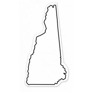 New Hampshire State Shape Magnet - Full Color