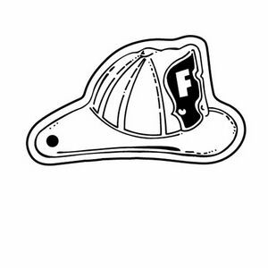 Fireman's Hat Key Tag - Spot Color