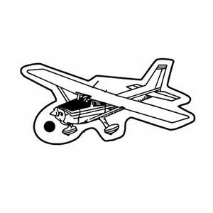 Small Private Airplane Key Tag (Spot Color)