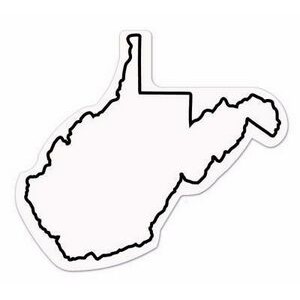 West Virginia State Shape Magnet - Full Color