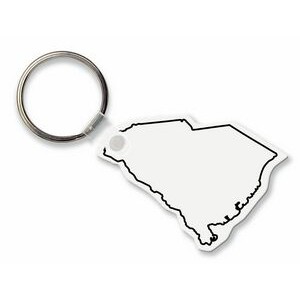 South Carolina State Shape Key Tag (Spot Color)