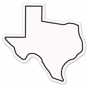 Texas State Shape Magnet - Full Color