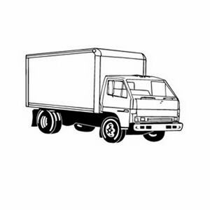 Magnet - Box Delivery Truck - Full Color