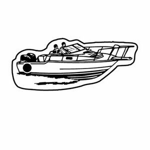 Speed Boat 2 Key Tag (Spot Color)