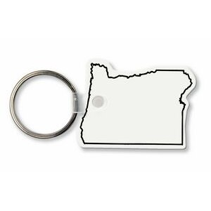 Oregon State Shape Key Tag (Spot Color)
