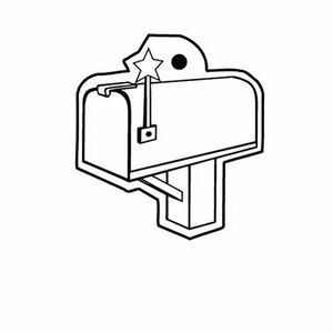 Mailbox Key Tag - Spot Color