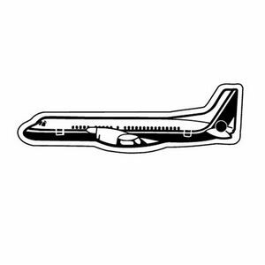 Commercial Airplane Key Tag (Spot Color)