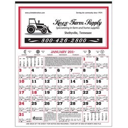 12-Sheet Almanac Calendar (Thru 4/30)