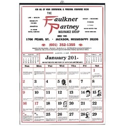Commercial Apron Calendar w/ African American Pad (Before 4/30)