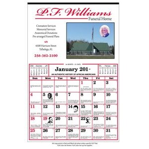 Commercial Apron Calendar w/ African American Pad (After 5/1)