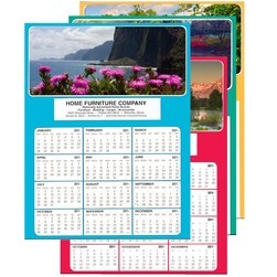 English Display-A-Year Direct-On-Mount Calendar (Thru 4/30)