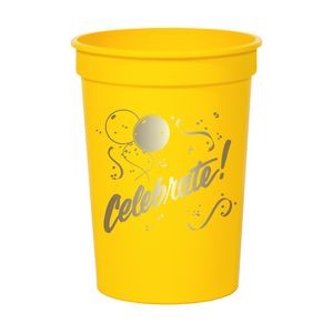 12 Oz. Smooth Colored Stadium Cup (Petite Line)