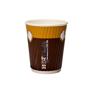 8 Oz. Rippled Insulated Paper Cup
