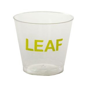 1 Oz. Clear Plastic Shot/Sampling Cup (Petite Line)