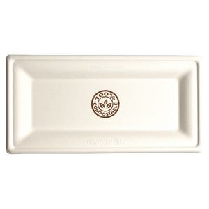 10" x 5" Rectangle Compostable Sample Plate