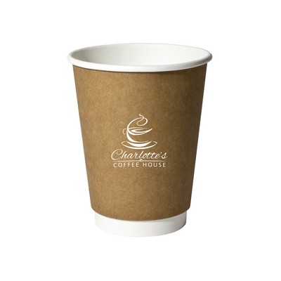 12 Oz. Kraft Double Wall Insulated Paper Cup (Petite Line)