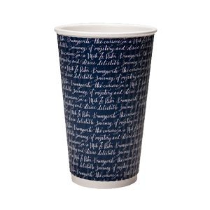 16 Oz. Rippled Insulated Paper Cup