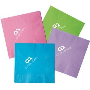 Colored 2 Ply Beverage Napkins (Island Colors)