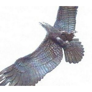 For Spacious Skies Eagle Sculpture (69")