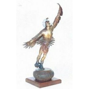 One with the Spirit Eagle Dancer Sculpture (24")