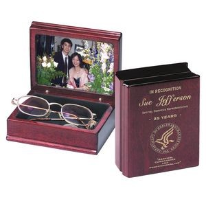Presentation Book Box - Piano Wood Finished Rosewood 