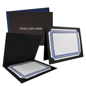 Certificate / diploma holder Frame; 2-Fold Presentation Folder
