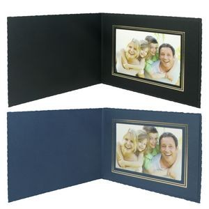Frame - Deckle Edge Card Stock Photo Frame/Certificate Holder for 7" x 5" Photo or Certificate