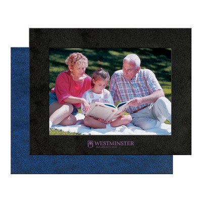 Photo Frame - Leatherette Frame holds 4" x 6" photo or Insert