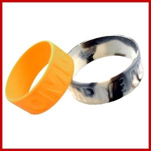 1" Thick Silicone Bracelet