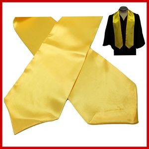 Blank Gold / Yellow Graduation Stole