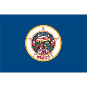 Minnesota Spectrapro™ Polyester State Flag (3'X5')