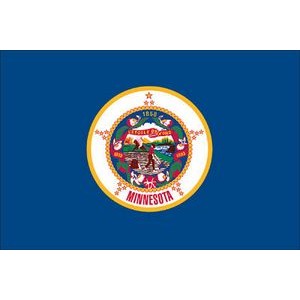Minnesota Spectrapro™ Polyester State Flag (5'X8')