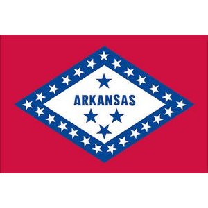 Arkansas Spectrapro™ Polyester State Flag (5'X8')