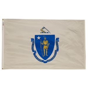 Massachusetts Spectramax™ Nylon State Flag (6'X10')