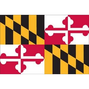 Maryland Spectrapro™ Polyester State Flag (3'X5')