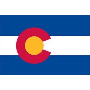 Colorado Spectrapro™ Polyester State Flag (5'X8')
