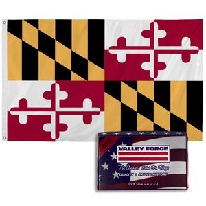 Maryland Spectramax™ Nylon State Flag (3'X5')