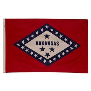 Arkansas Spectramax™ Nylon State Flag (5'X8')