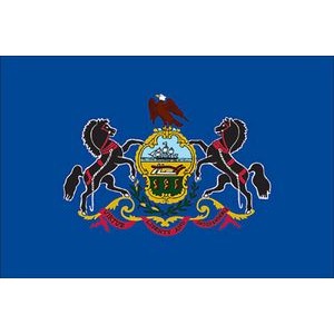 Pennsylvania Spectrapro™ Polyester State Flag (3'X5')