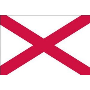 Alabama Spectrapro™ Polyester State Flag (4'X6')