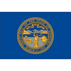 Nebraska Spectrapro™ Polyester State Flag (3'X5')