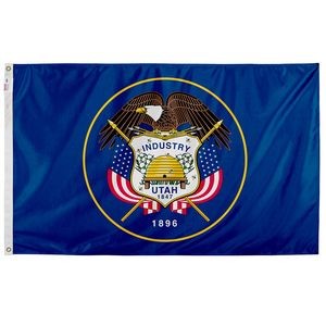 Utah Spectrapro™ Polyester State Flag (5'X8')