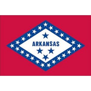 Arkansas Spectrapro™ Polyester State Flag (3'X5')