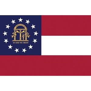 Georgia Spectramax™ Nylon State Flag (8'X12')