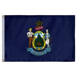 Maine Spectramax™ Nylon State Flag (3'X5')