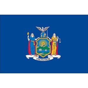 New York Spectrapro™ Polyester State Flag (3'X5')
